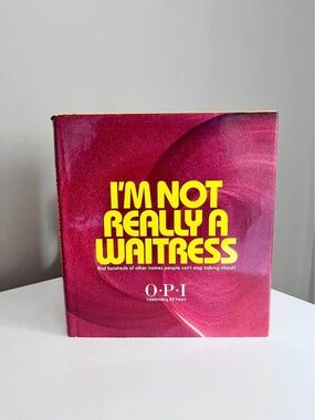 OPI I'm Not really a Waitress Anniversary Book